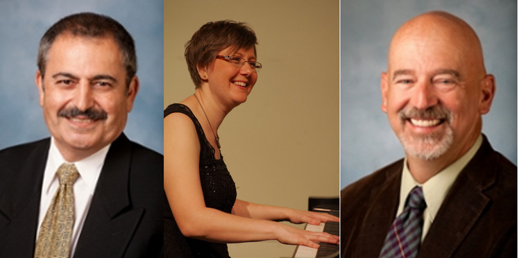 2016-2017 Awardees Kamran Abedini, Nadia Shpachenko-Gottesman, and David Speak