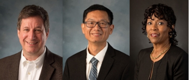2017-2018 Awardees Alexander Rudolph, Mingheng Li, and Felicia Friendly-Thomas