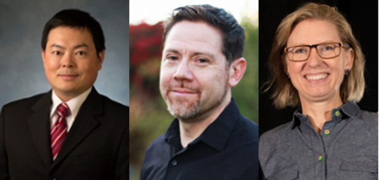 2019-2020 Awardees Wen Cheng, Matthew S. Povich, and Sarah Lorenzen