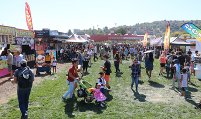 food vendors during an event