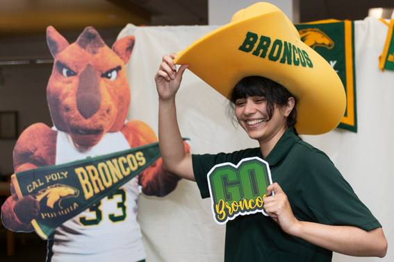 The Bronco Bound Open House for prospective students at Cal Poly Pomona 
