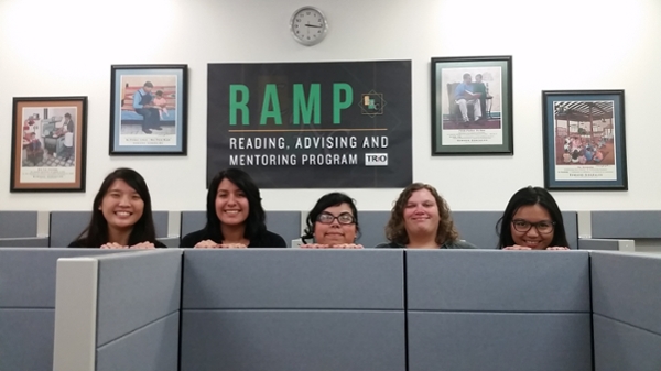 Students cram for finals during a study session in the University Library at Cal Poly Pomona