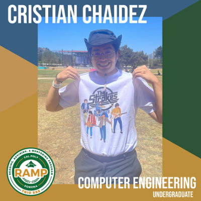 Cristian Chaidez, Computer Engineering; Undergraduate 
