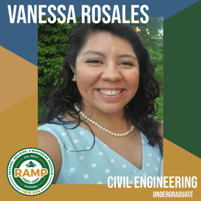 Vanessa Rosales, Civil Engineering; Undergraduate