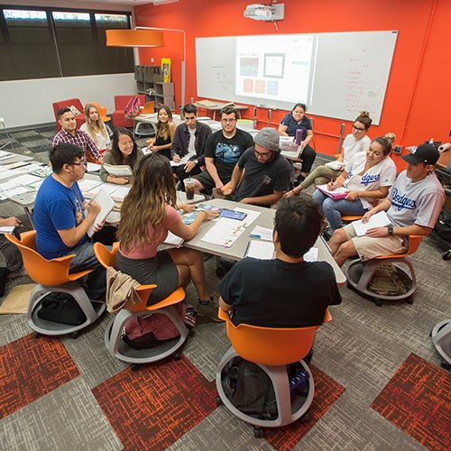 Students in classroom