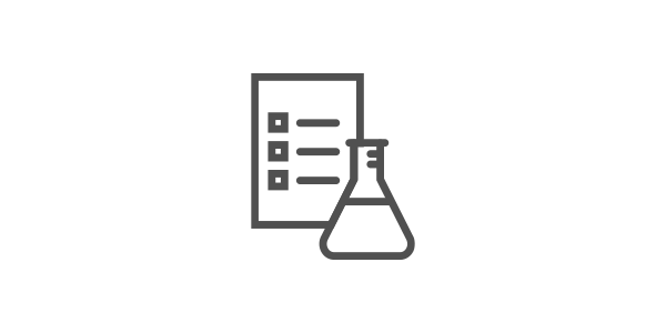 checklist and beaker