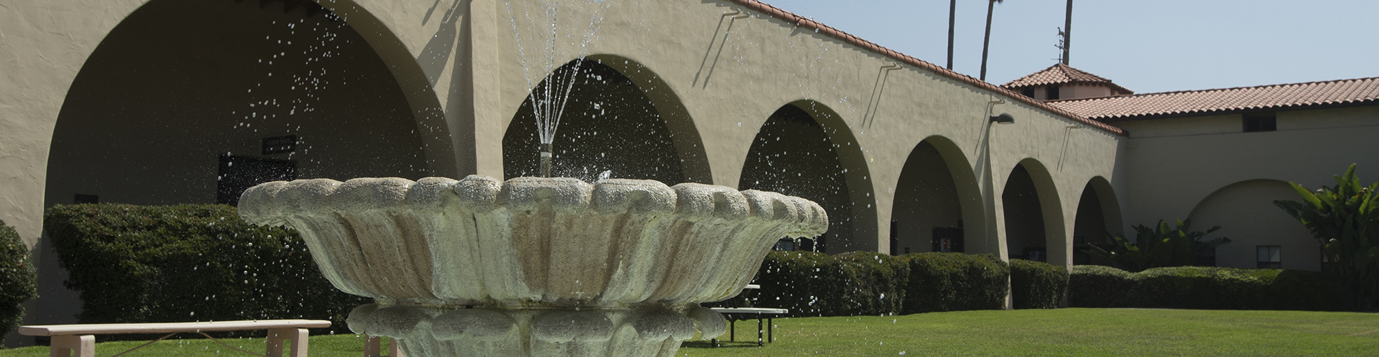 Old Kellogg Horse Stables and Fountain