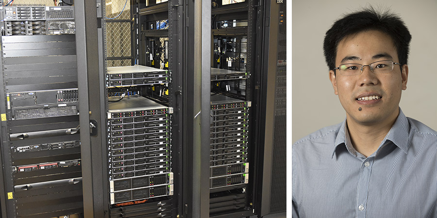 Hao Ji and the HPC rack