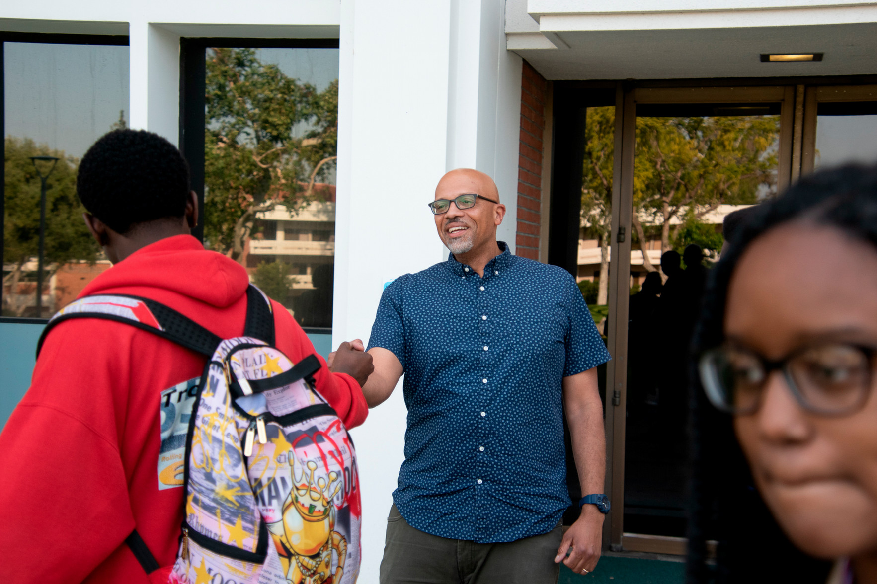 Students interact at an in-person BASES event