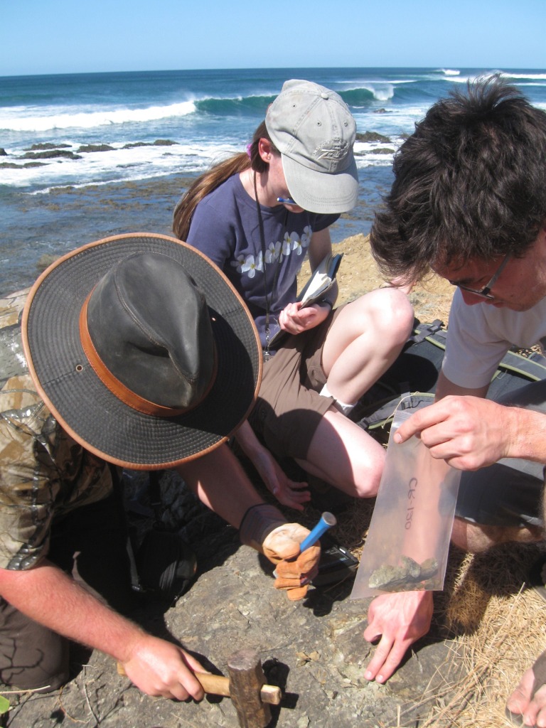 Andrew Barnhart while Sampling Basalt Terrace