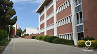 science college walkway