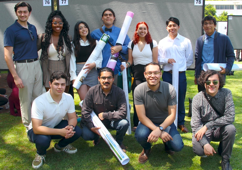 LSAMP students at poster presentation