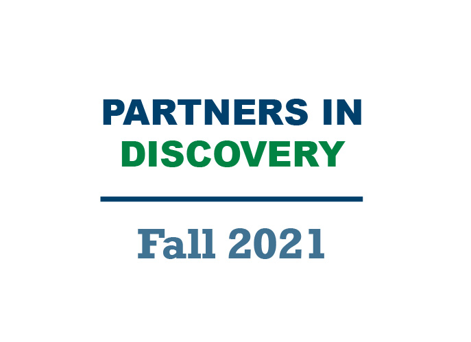 Partners in Discovery graphic for fall 2021