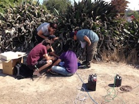 Installation of Seismometer