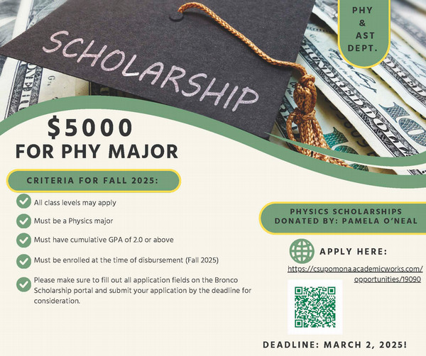 2025 Physics Scholarship