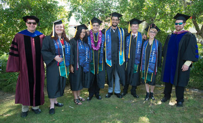 The 2014 graduating class of astronomy students