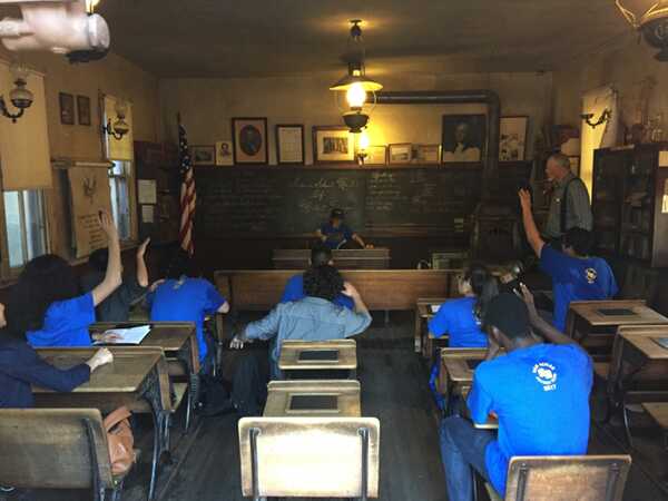 Sarah Garcia in classroom