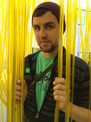 Josh Zeeman at a LACMA field trip