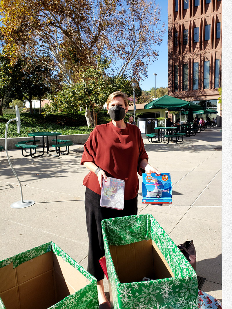 Toy Drive Nicole Hawks donation