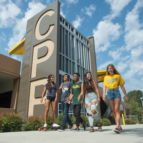 CPP students walking together