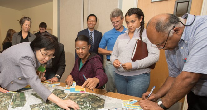 Group of people at Master Planning session