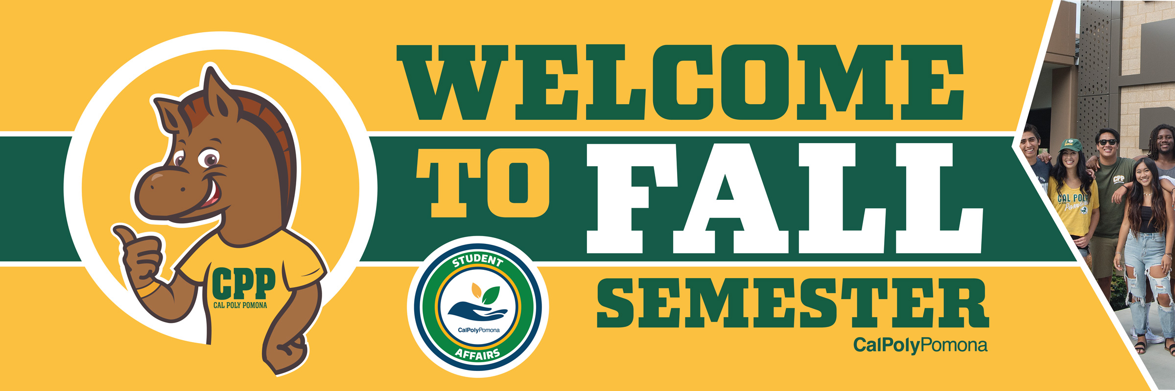 Welcome to fall semester banner