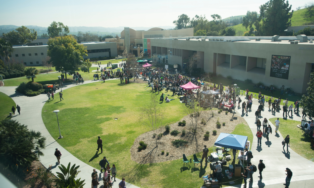 An aerial view of University Park