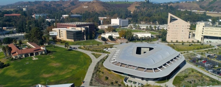 Picture of campus from an aerial view 