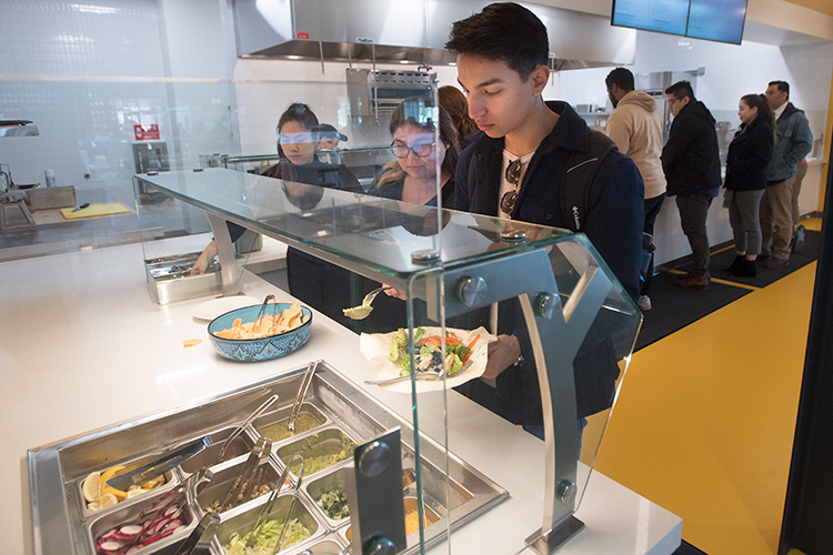 Hibachi San Poke restaurant in the bronco student center