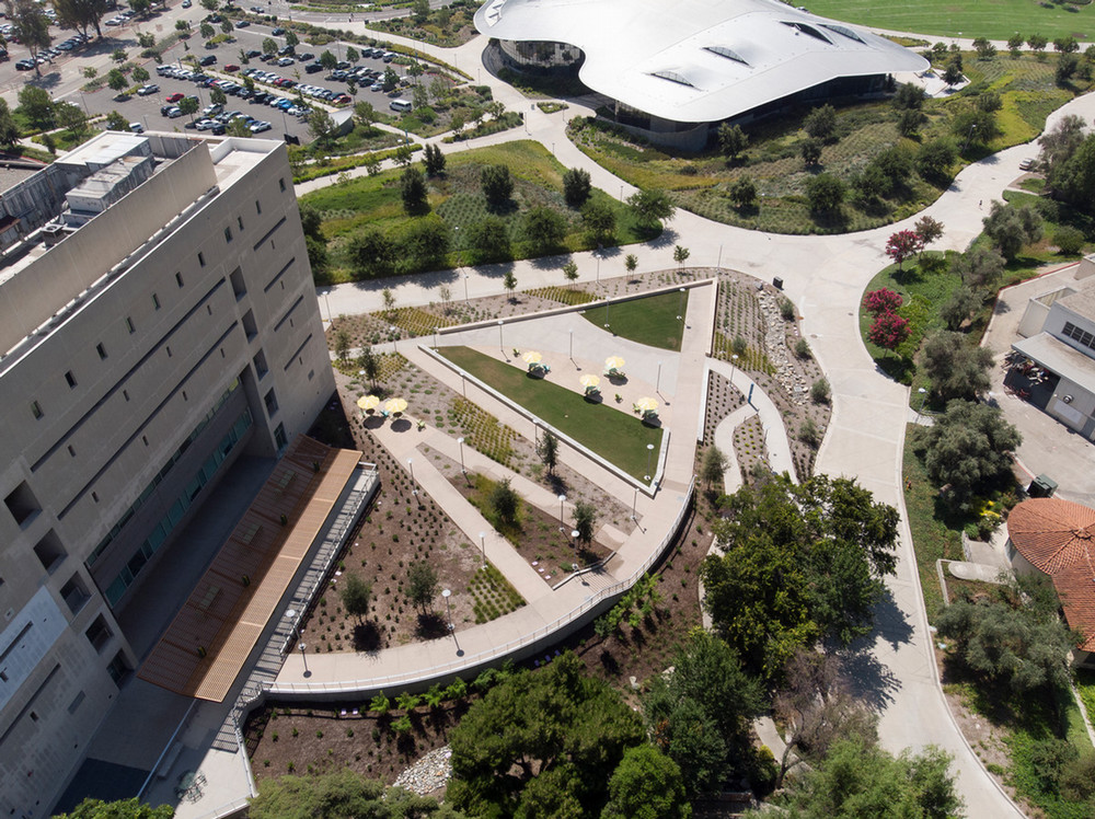 Aerial view of campus