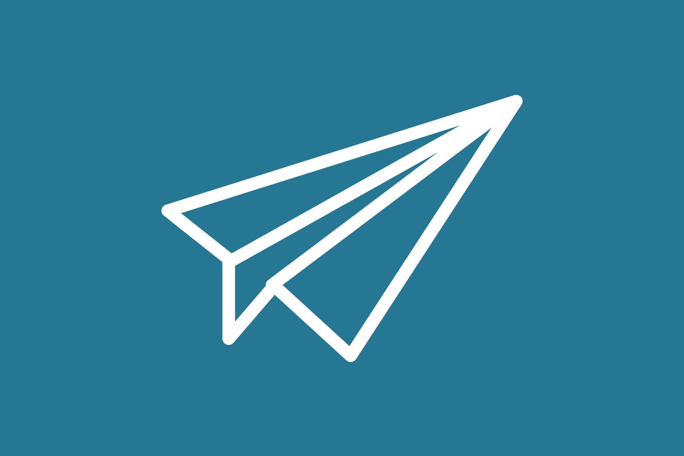 Icon of paper airplane