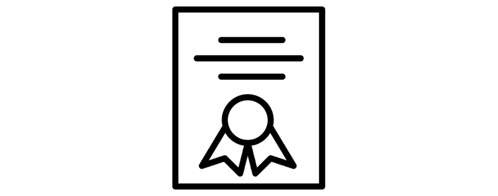 Icon of certificate 