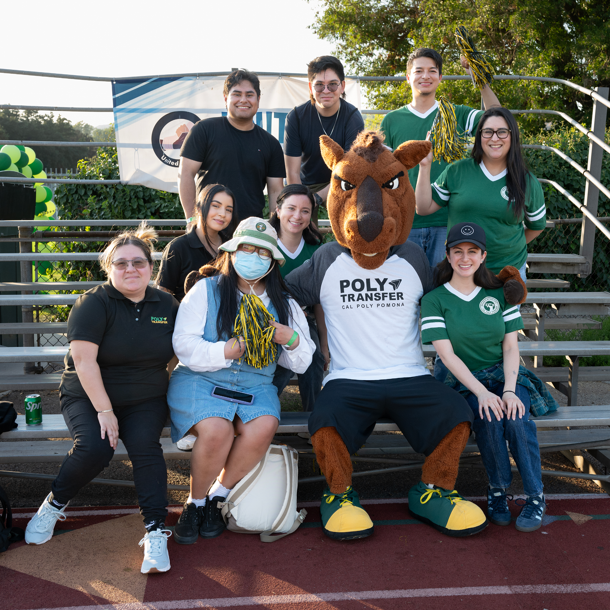 Group photo with Billy at soccer game