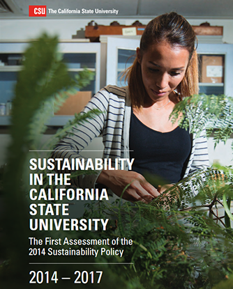 Cover of Sustainability in the CSU report