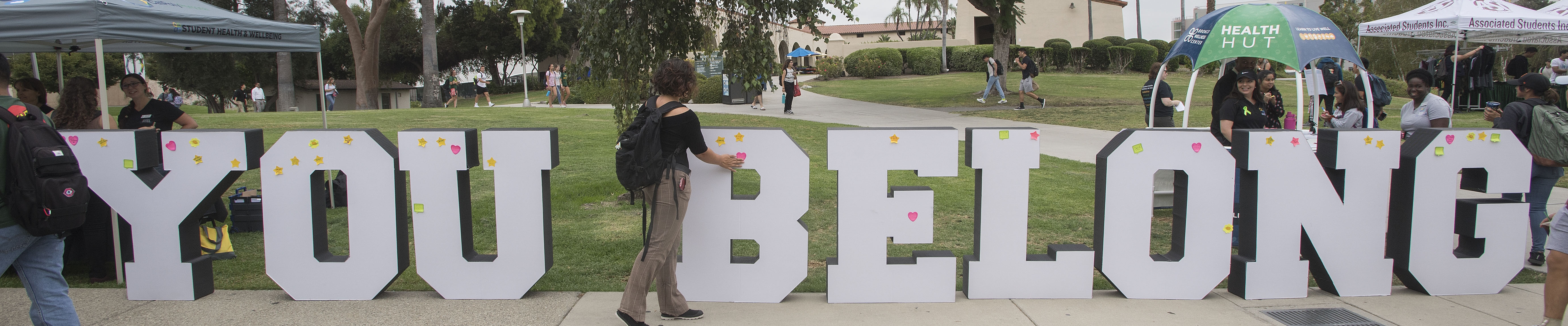 You Belong Sign in University Park at Cal Poly Pomona