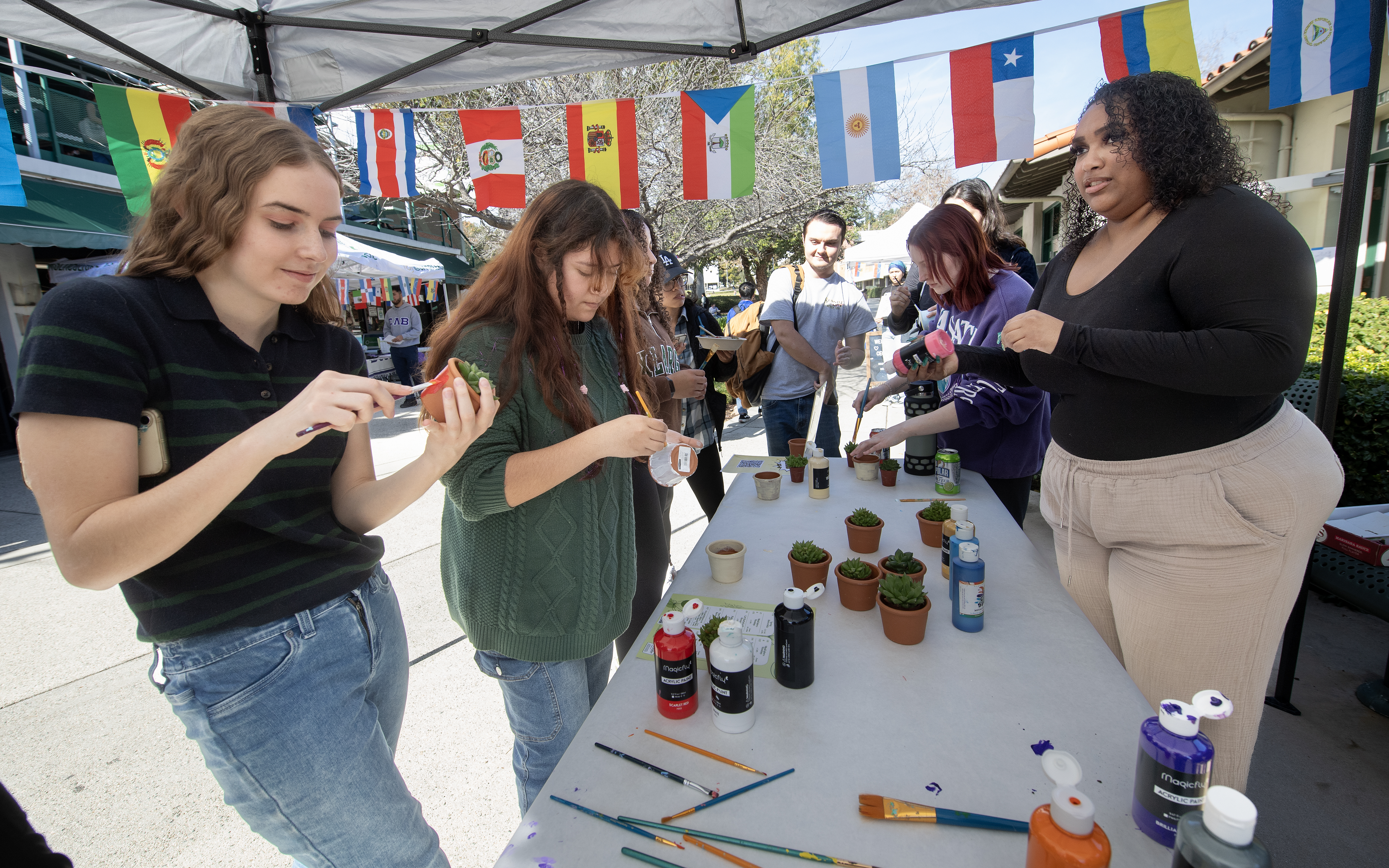 Students at a CECCHE event