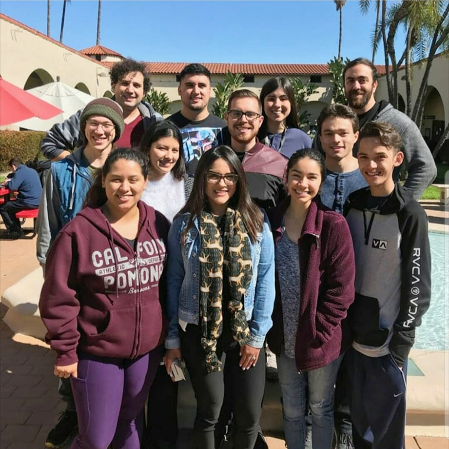 Students attend a NASC event
