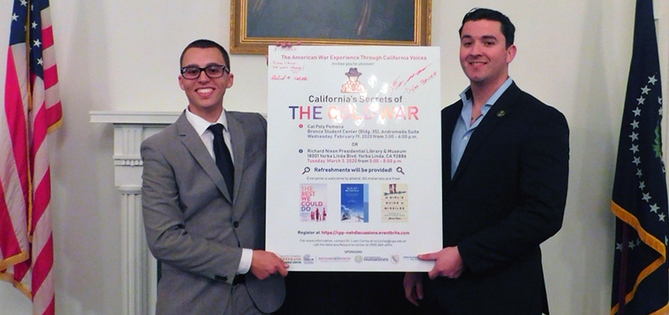 Dylan and Gabriel present a Cold war Poster