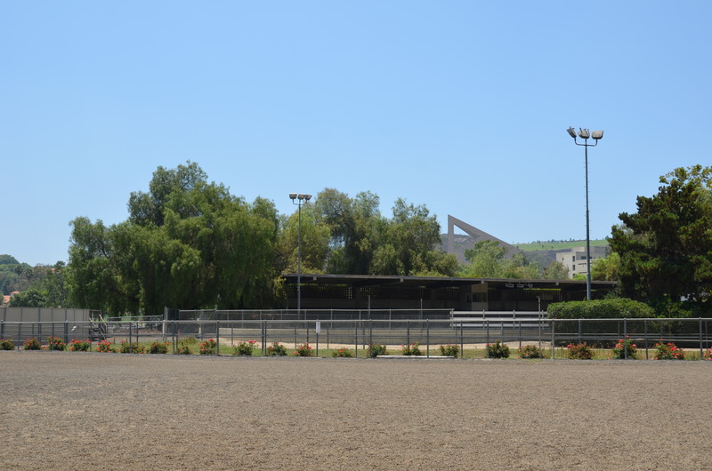 Main barn rodeo bleachers