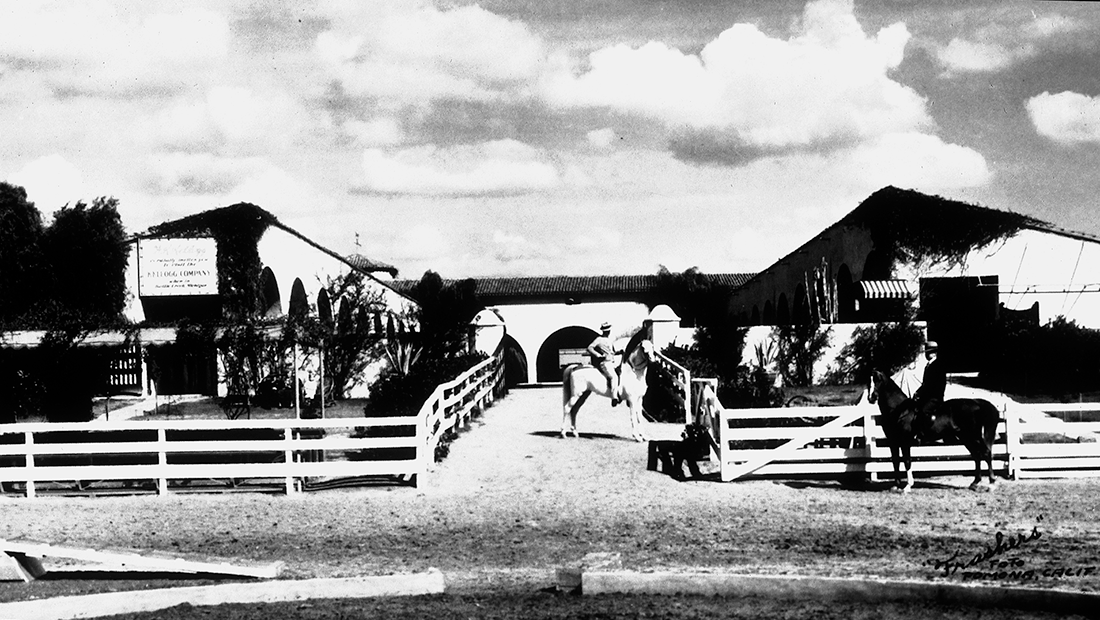 The Kellogg Stables circa 1931