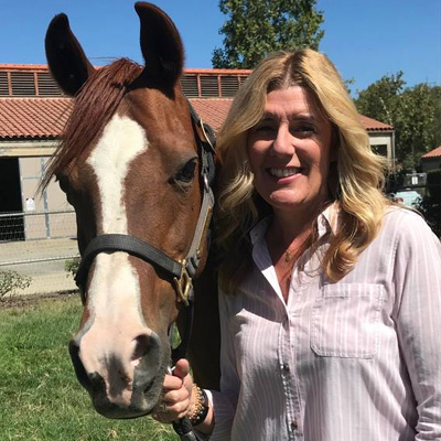 Kelly Piña with horse