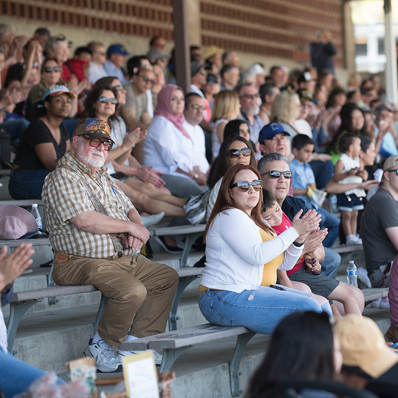 Sunday Horse Show Crowd