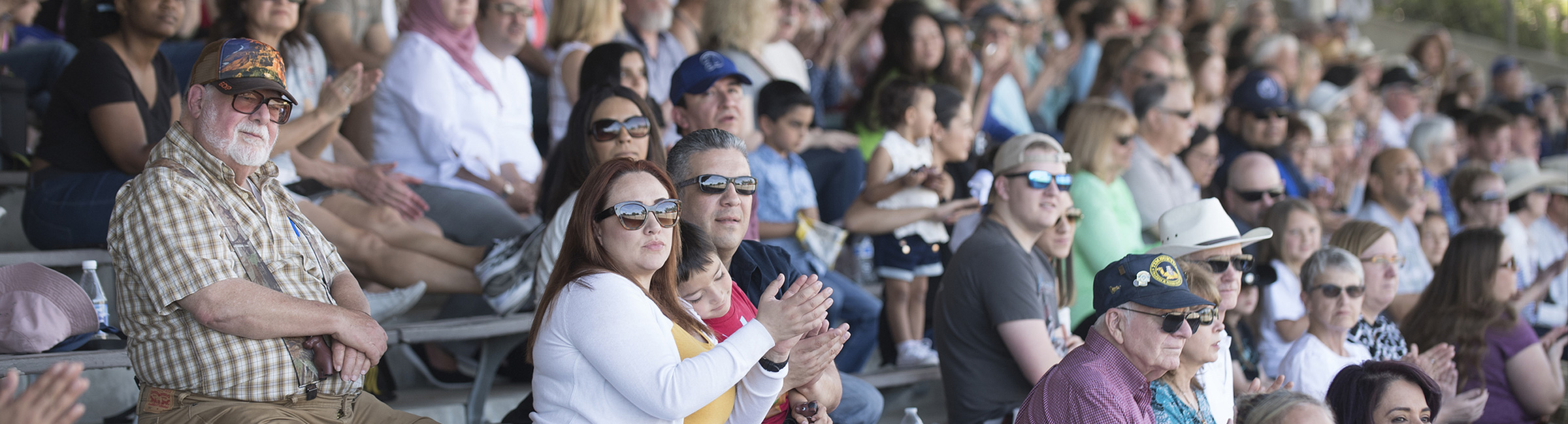 Crowd at a Sunday show