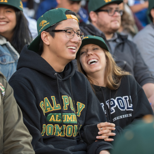 Local Teams - a couple enjoys watching an event