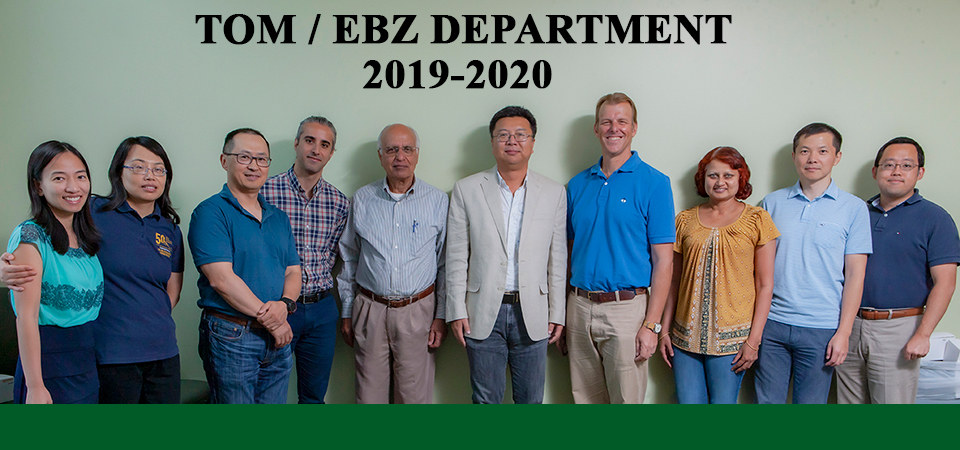 TOM/EBZ Department 2019-2020