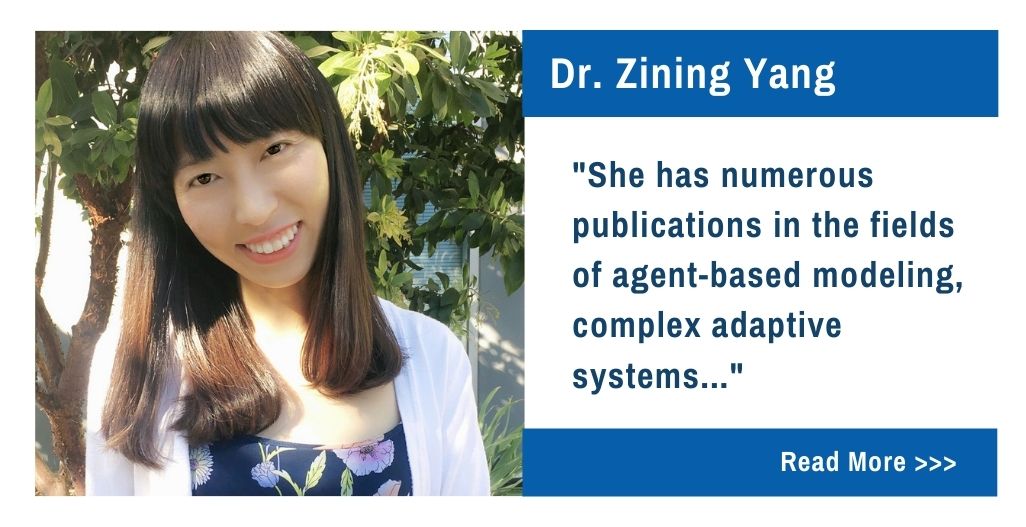 Dr. She has numerous publications in the fields of agent-based modeling, complex adaptive systems...