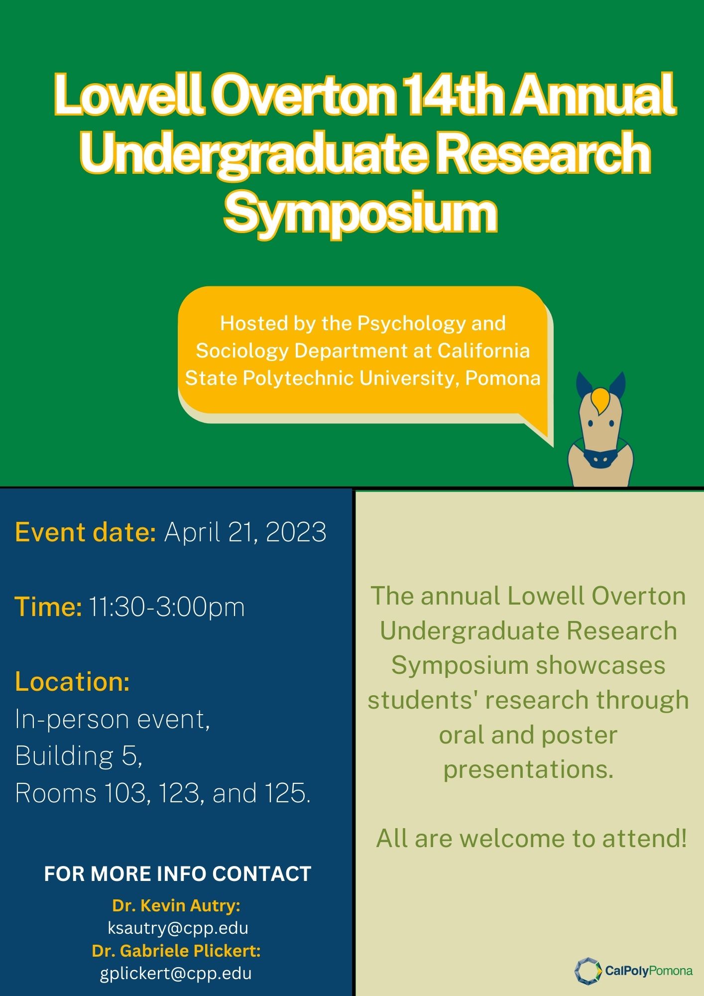 invite to attend the Lowell Overton Symposium