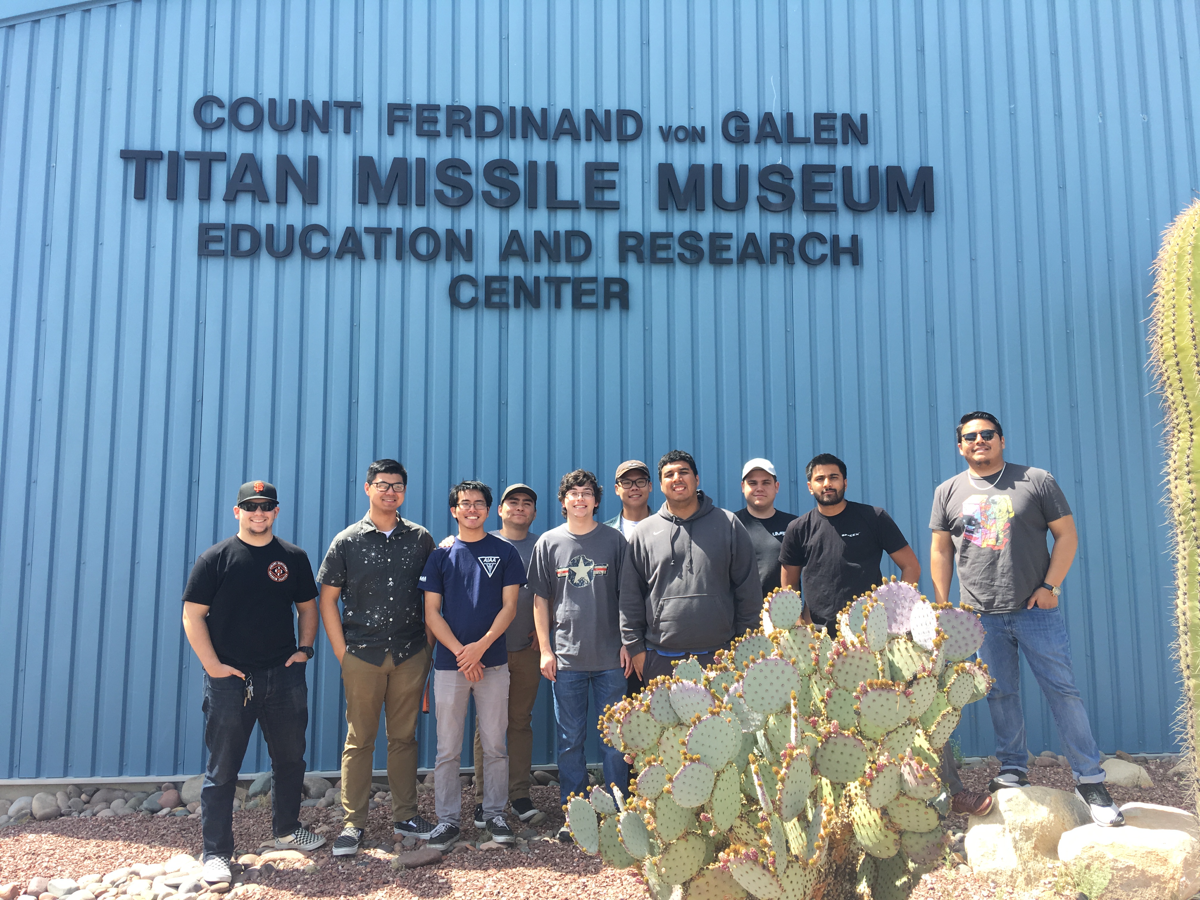 Students at Titan Missile Museum - Count Ferdinand von Galen Education and Research Center