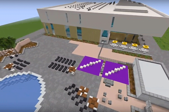 The BSC recreated in Minecraft