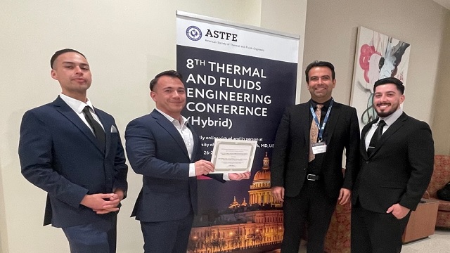 ME Team Wins 3rd Best Research Paper Award at ASTFE International Conference